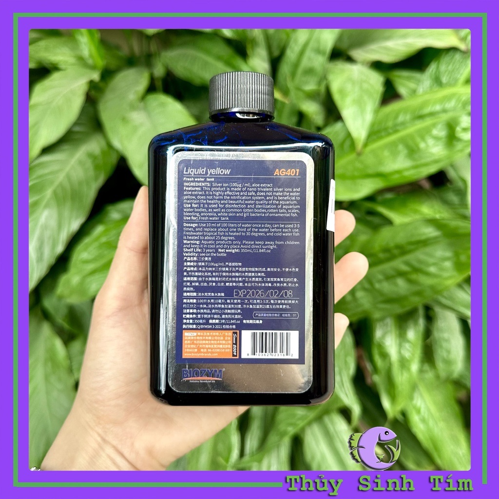 BIOZYM Ag+ Liquid Yellow-1