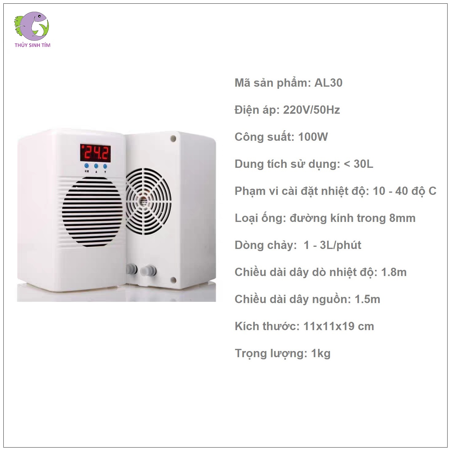 Chiller Mini Al-30 - 2