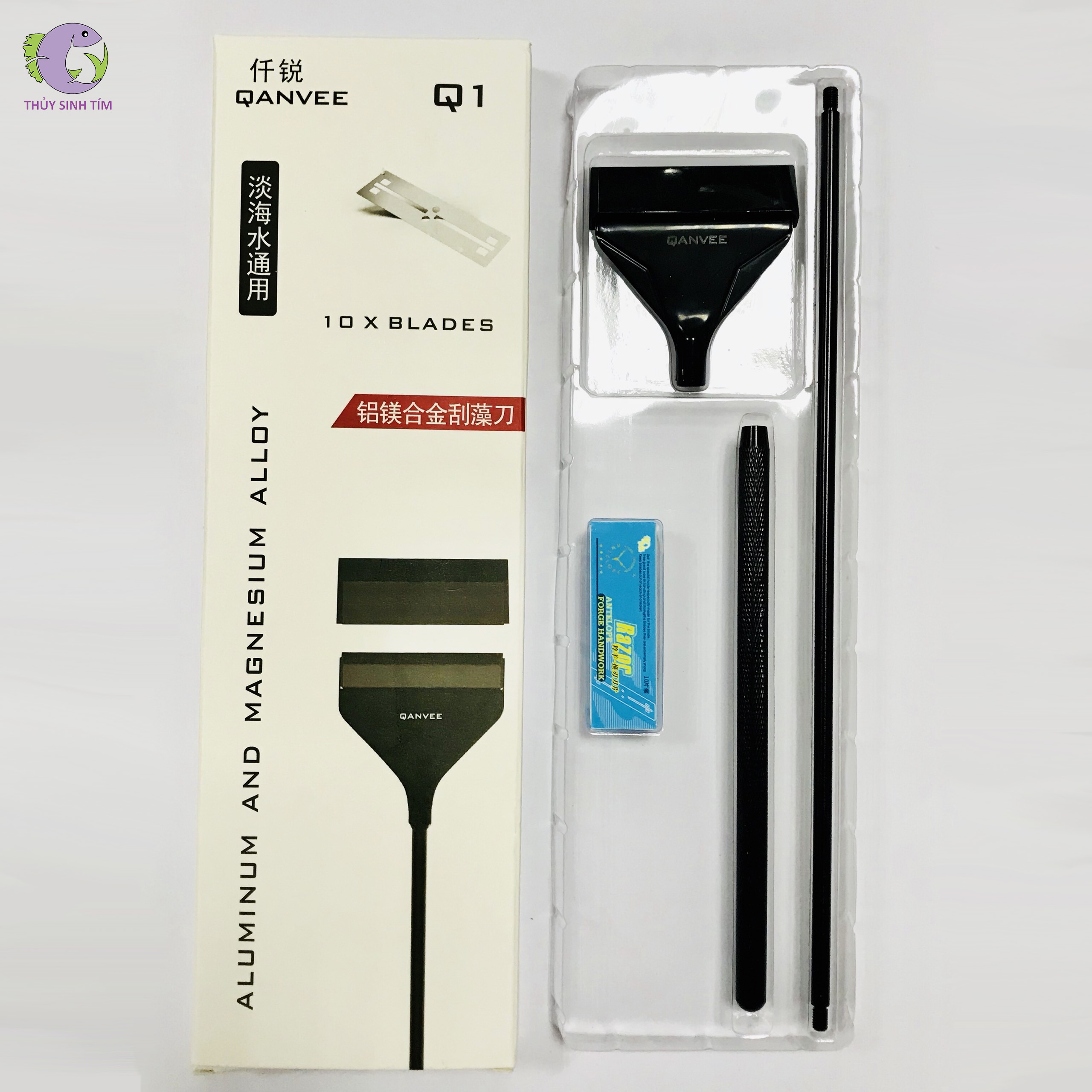 Dao Cạo Rêu Inox Qanvee Q1 - 1