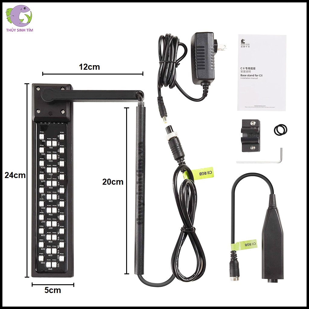 Đèn led kẹp chihiros c2 rgb - 3