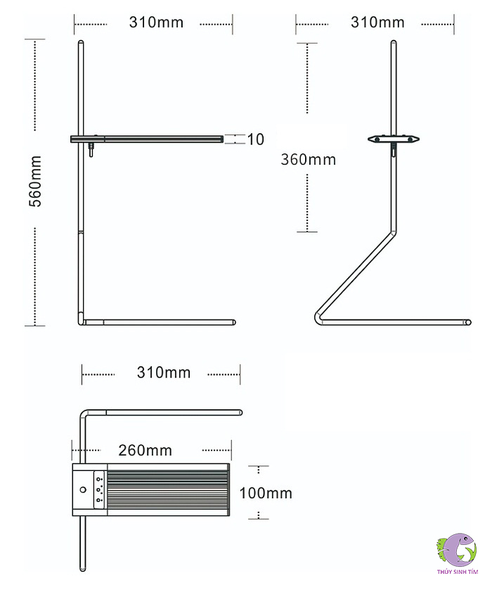 đèn led week sky city wrgb - 2