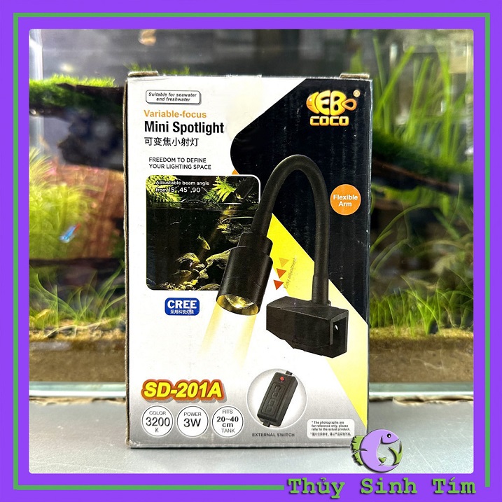 Đèn Rọi Mini Gebo CHỈNH TIÊU CỰ 3W - 1