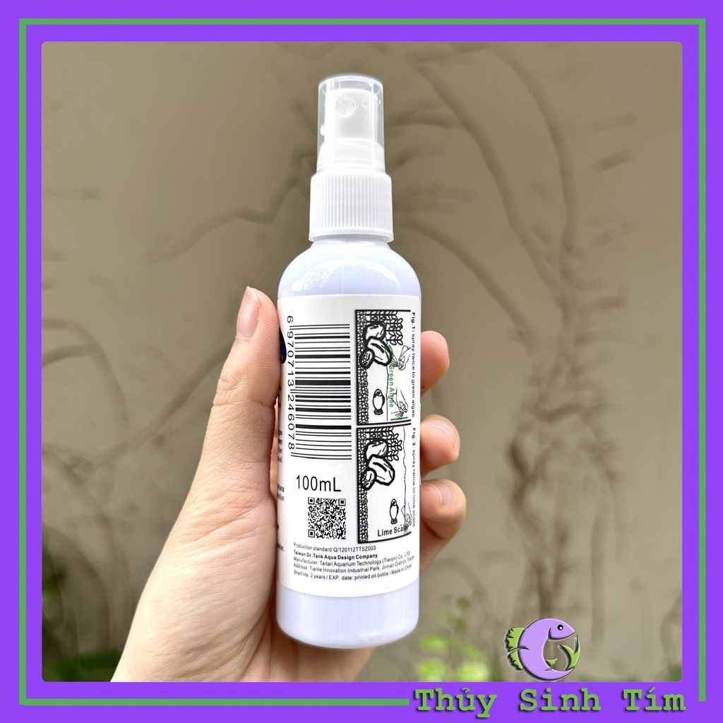 Dung Dịch Tẩy Cặn Canxi Và Diệt Rêu Dr. Tank1