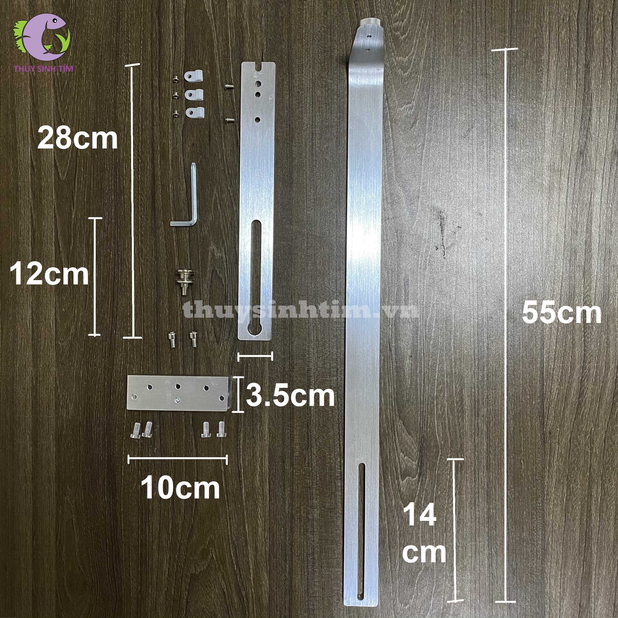 Giá Treo Đèn Hợp Kim Nhôm Chữ L - 5