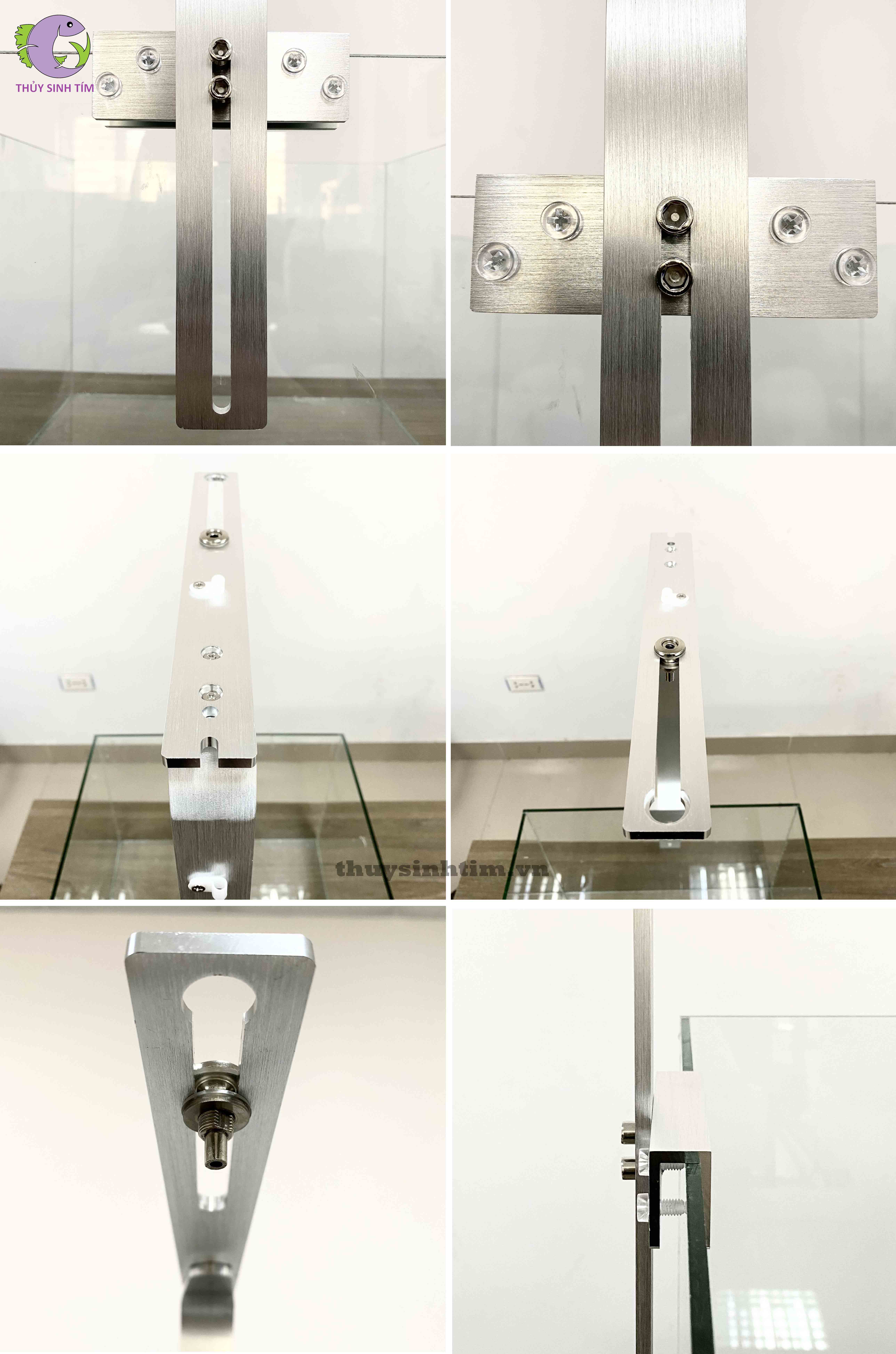 Giá Treo Đèn Hợp Kim Nhôm Chữ L - 2