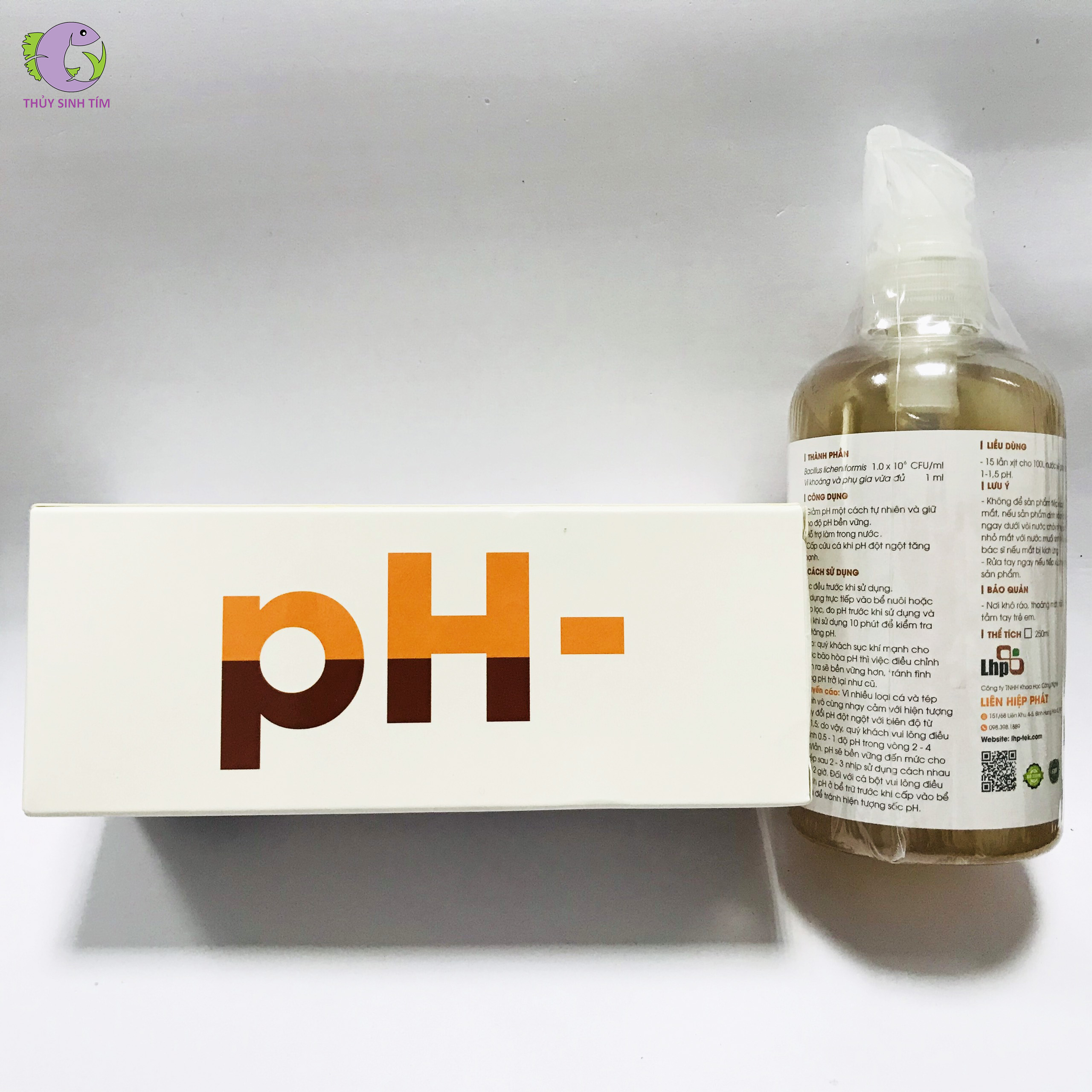 Vi sinh giảm pH môi trường KOIKA pH- 250ml - 2