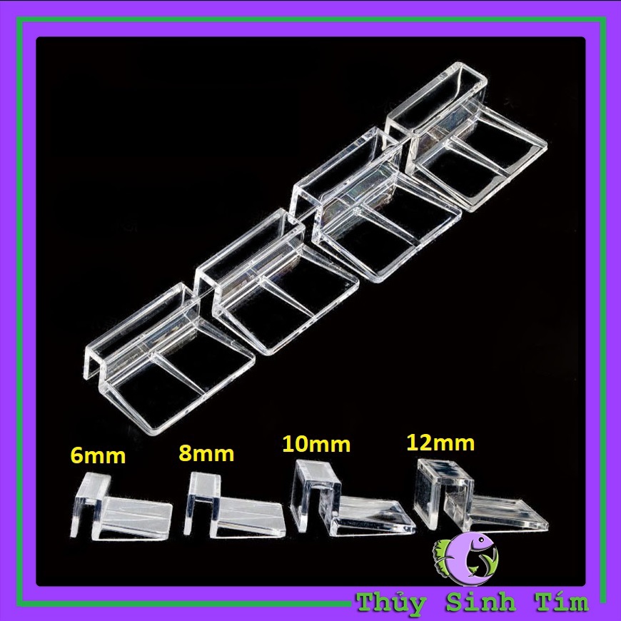 Kẹp Mica Đỡ Tấm Lưới Đậy Bể Cá-1