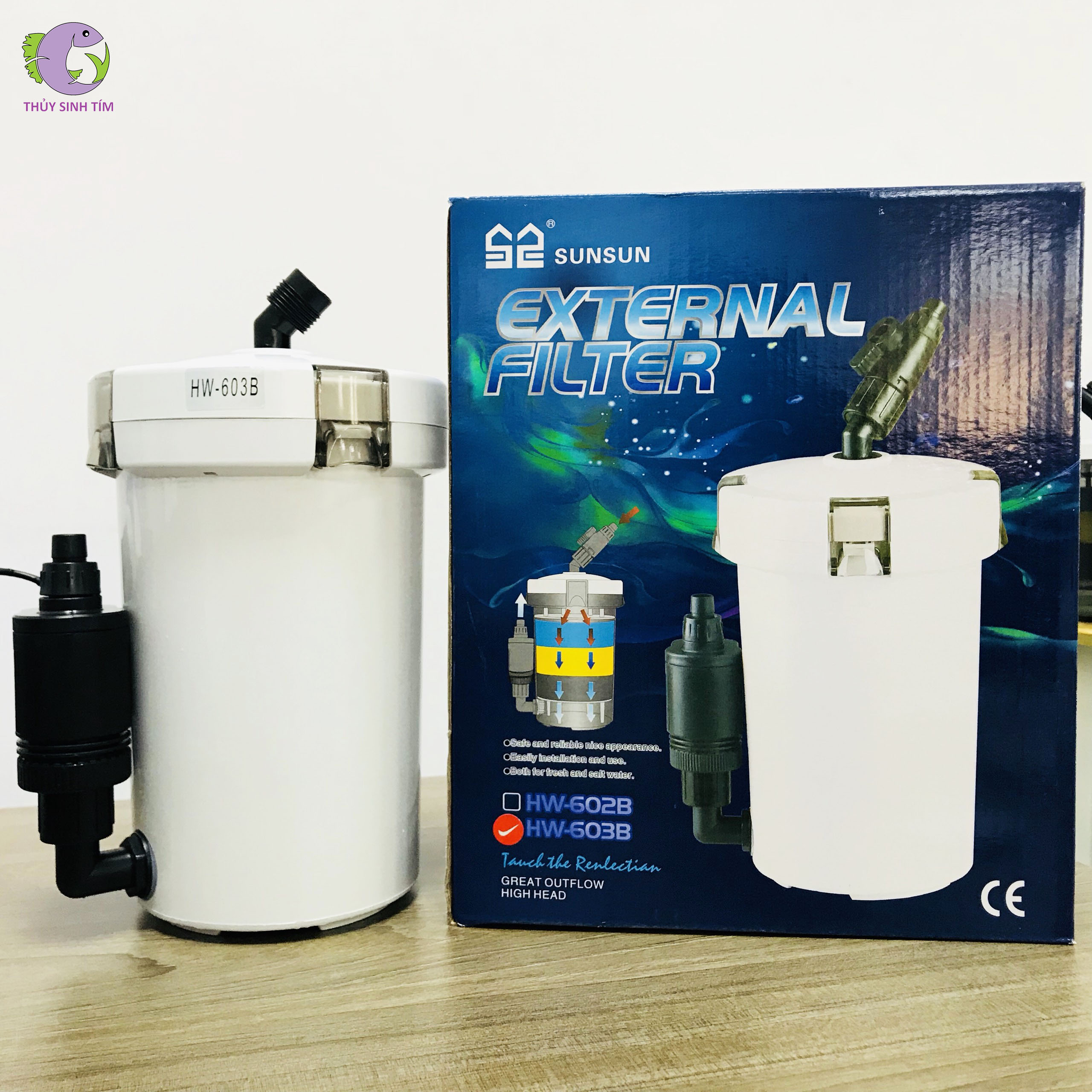lọc phụ có bơm sunsun hw 603b - 1