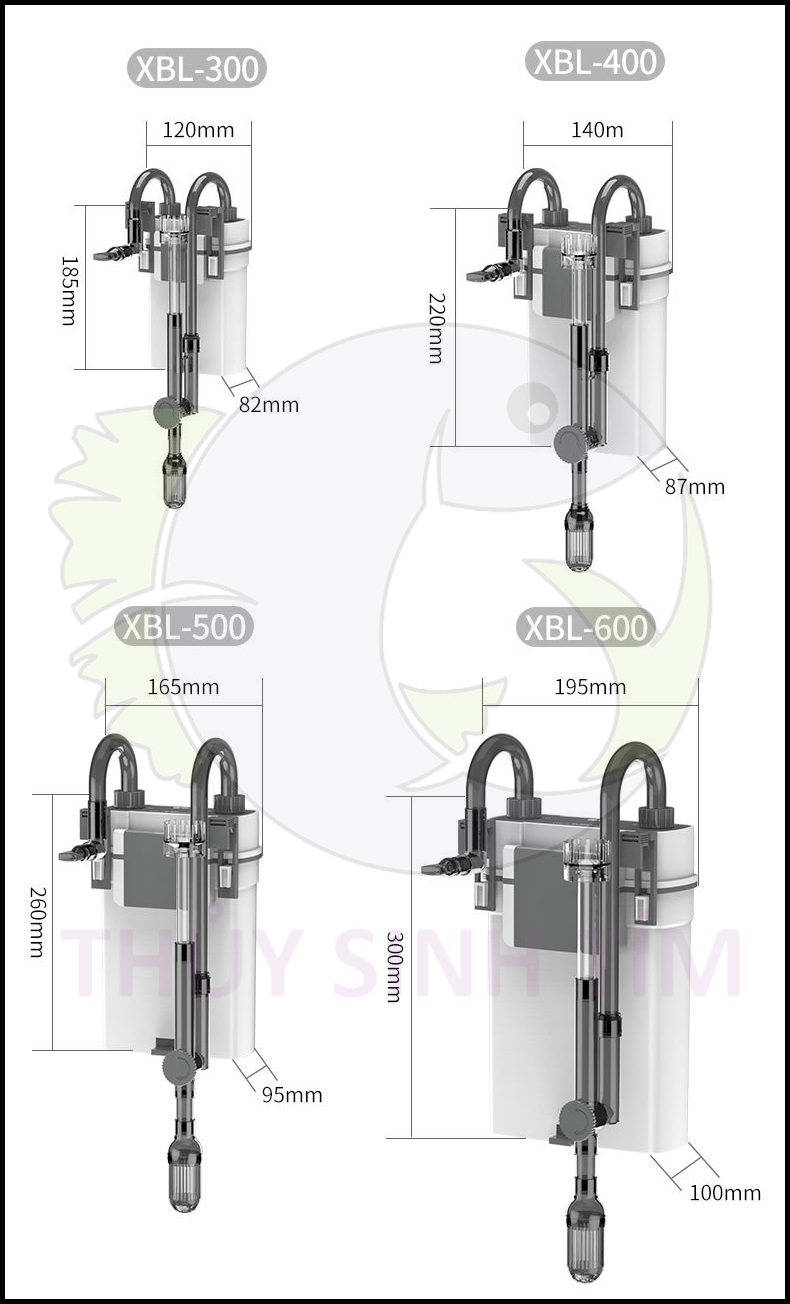 máy lọc treo xiaoli sunsun xbl - 3