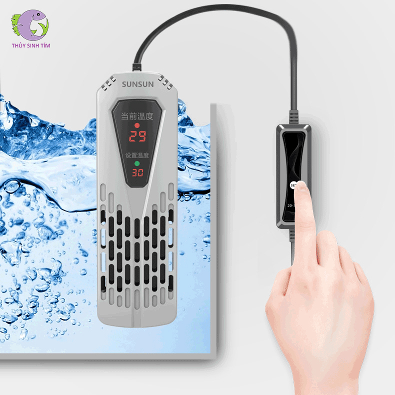 máy sưởi bể cá cao cấp chống cháy nổ sunsun ytb-300 - 3