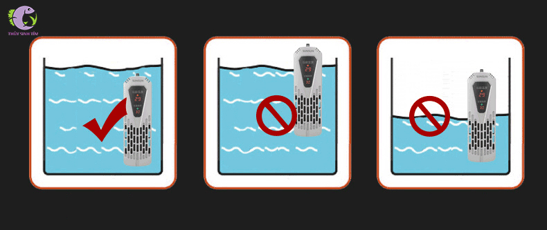 máy sưởi bể cá cao cấp chống cháy nổ Sunsun YTB-300 - 5