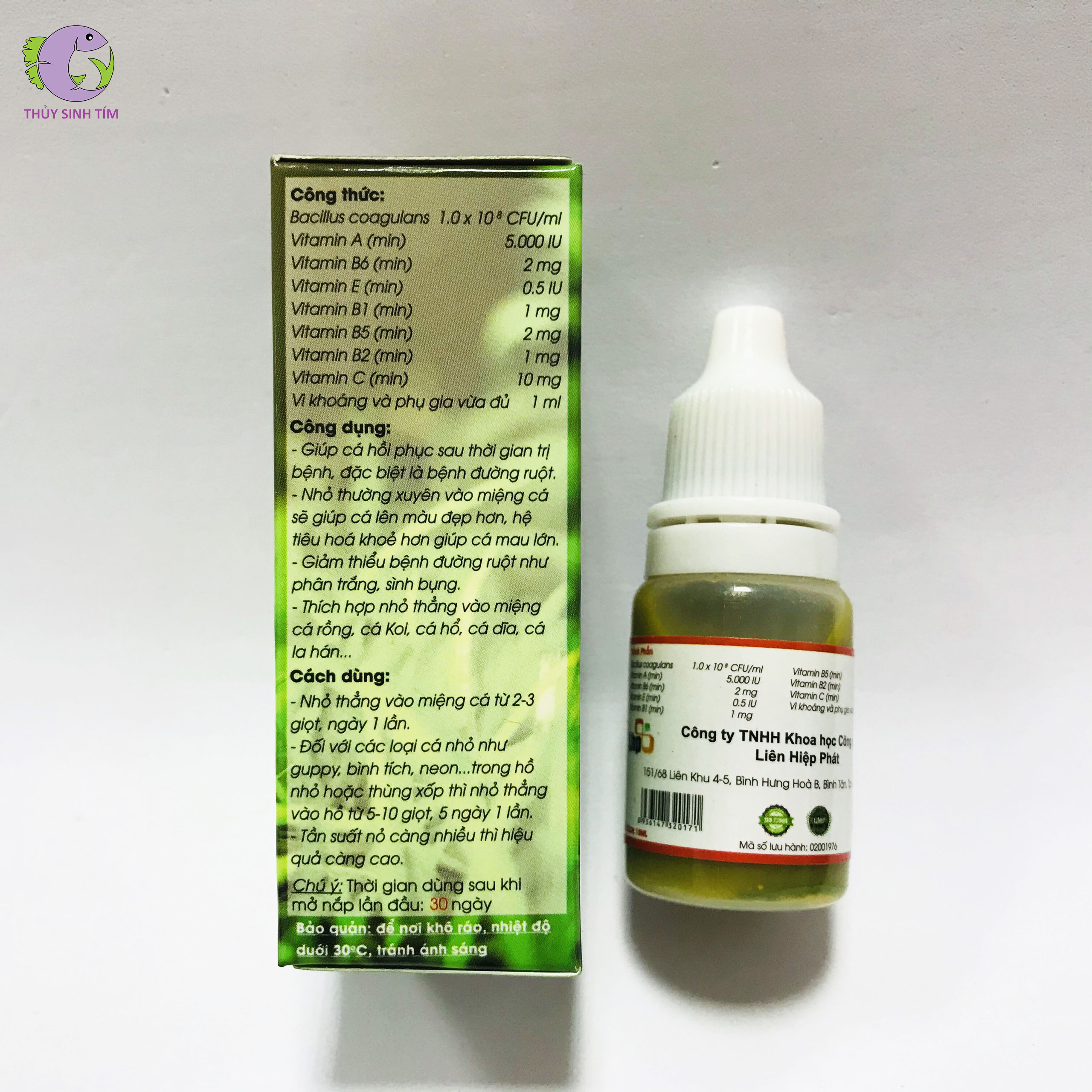 men tiêu hóa kết hợp vitamin cao cấp KOIKA-BAC M 2