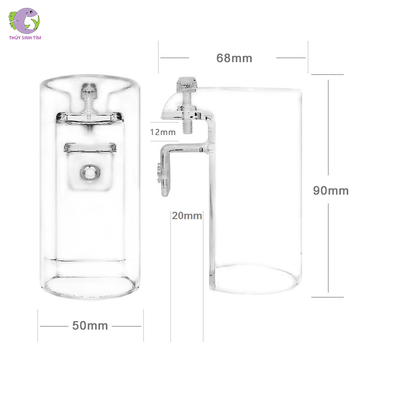 ống cho cá ăn acrylic - 3