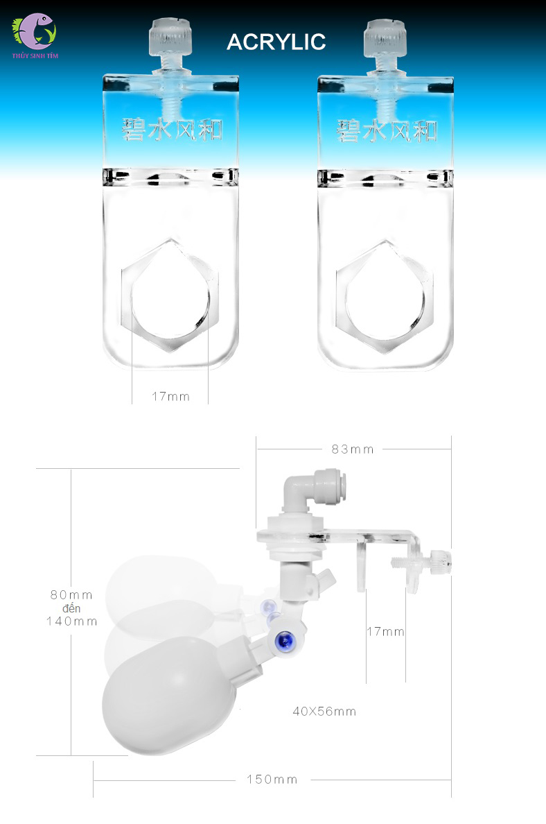 van phao châm nước tự động UFO - 2
