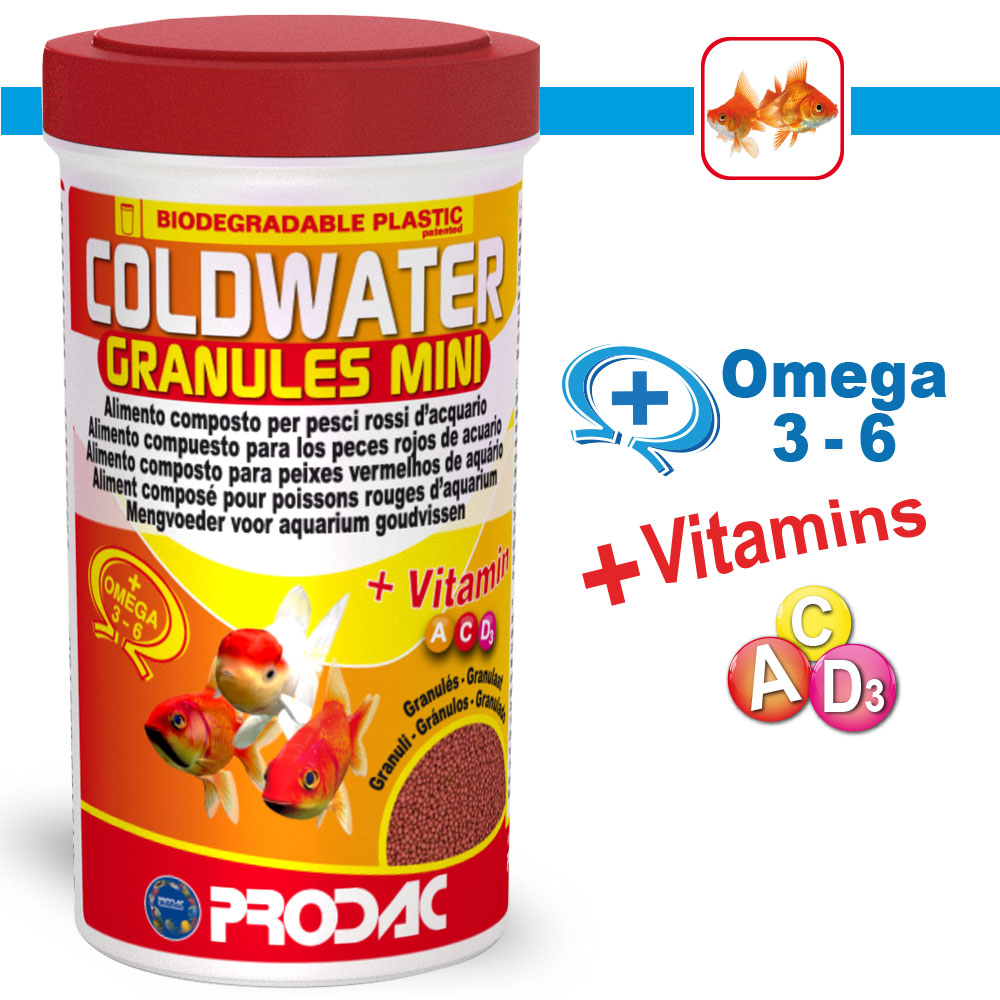 Thức Ăn Dạng Hạt Cho Cá Vàng COLDWATER GRANULES MINI prodac - 1