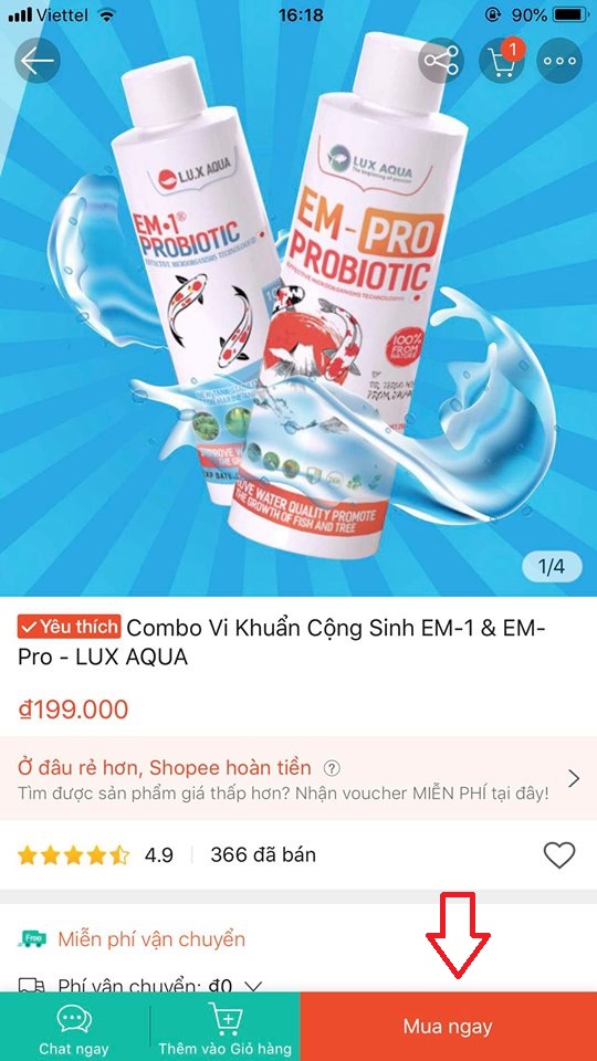 mua hàng miễn phí vận chuyển trên shopee