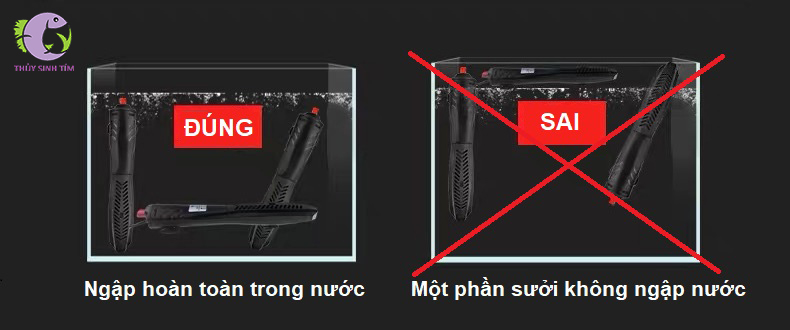 sưởi bể cá cao cấp chống cháy nổ zy-588 300w - 5