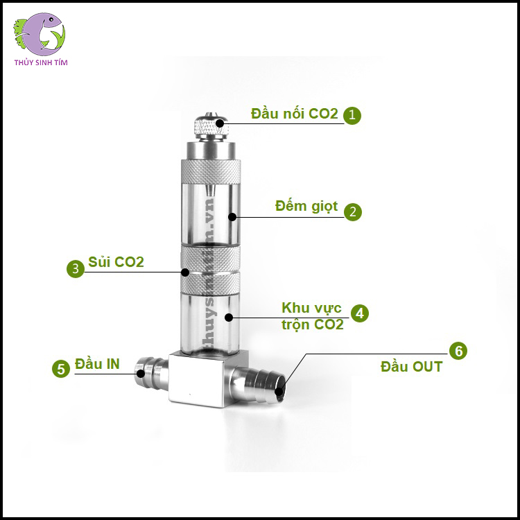 Trộn CO2 Chữ T Mufan - 3