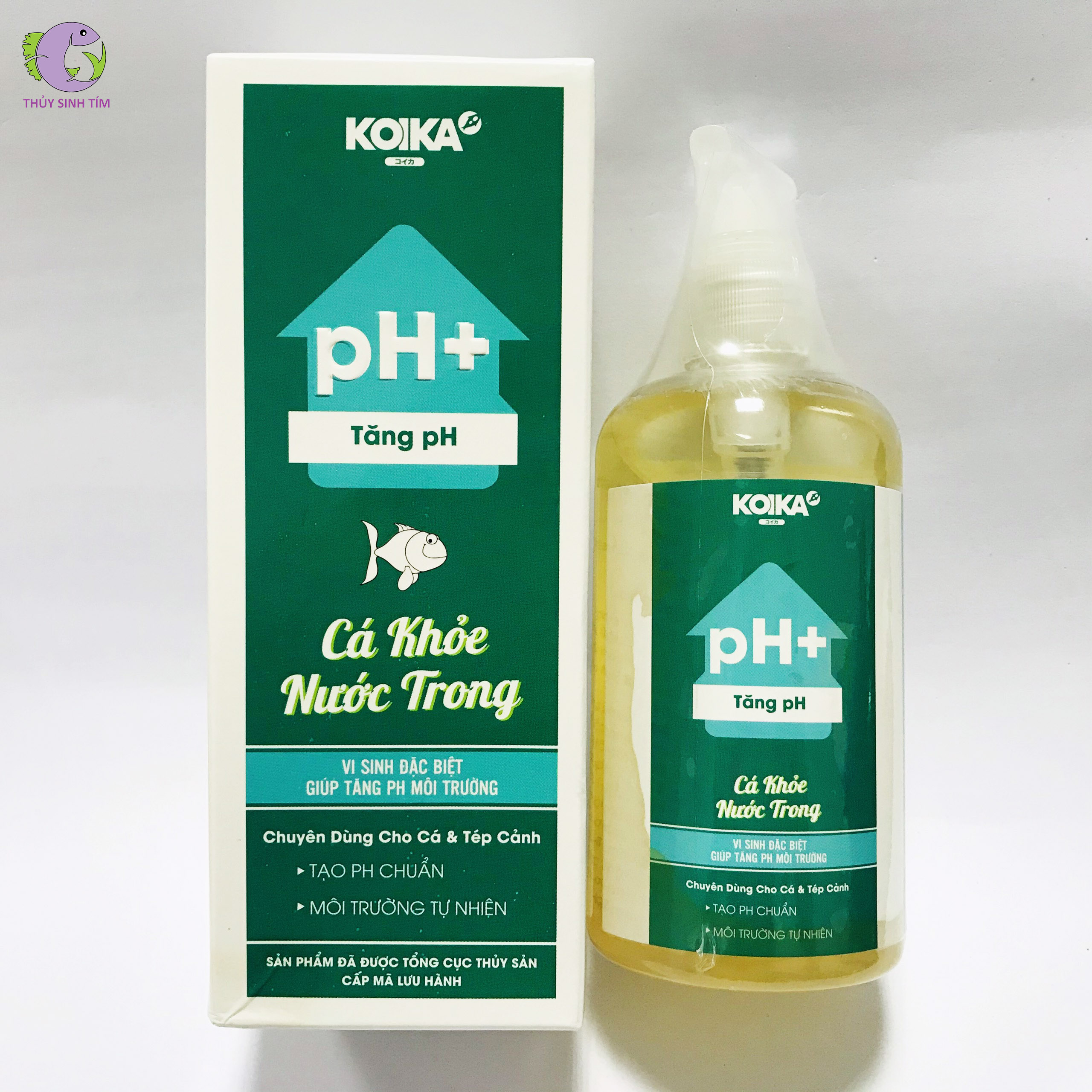 Vi sinh tăng pH môi trường KOIKA pH+ 105ml - 1