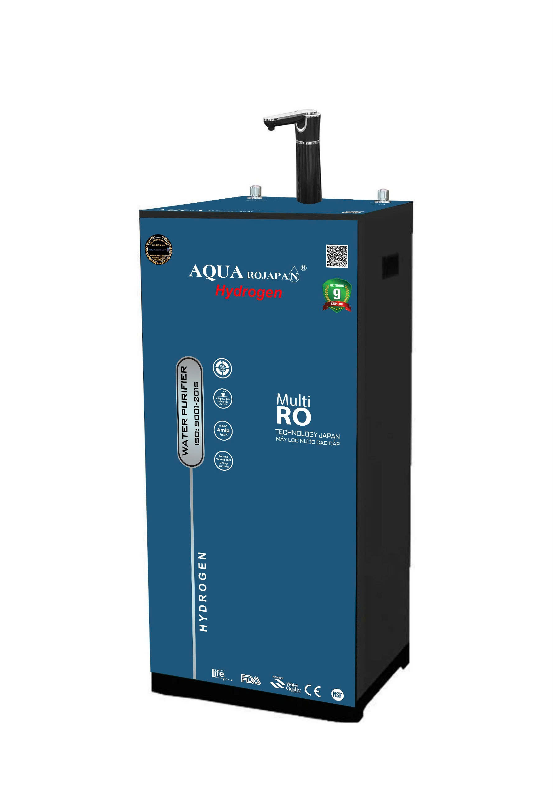 Máy lọc AQUAROJAPAN 10 cấp 2 vòi khoáng