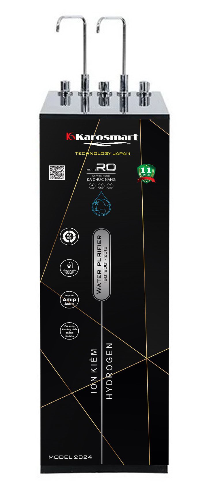 Máy Lọc KAROSMART ION KIỀM 2024 3 chức năng Nóng Lạnh Nguội.