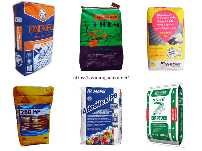 Các loại keo có thể dùng để dán gạch chồng gạch