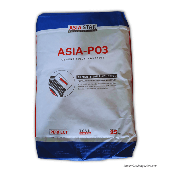 keo dán gạch đá cao cấp PERFECT ASIA - P03