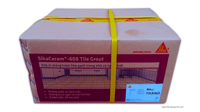 đóng thùng sikaceram 608 tile gruot