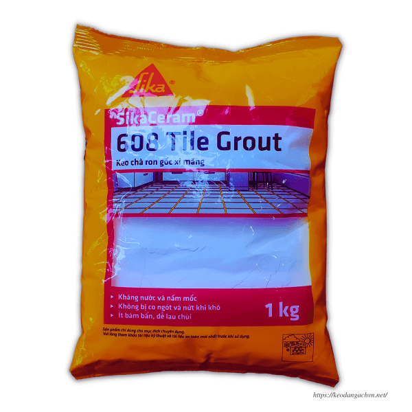keo chà ron sikaceram 608 tile gruot