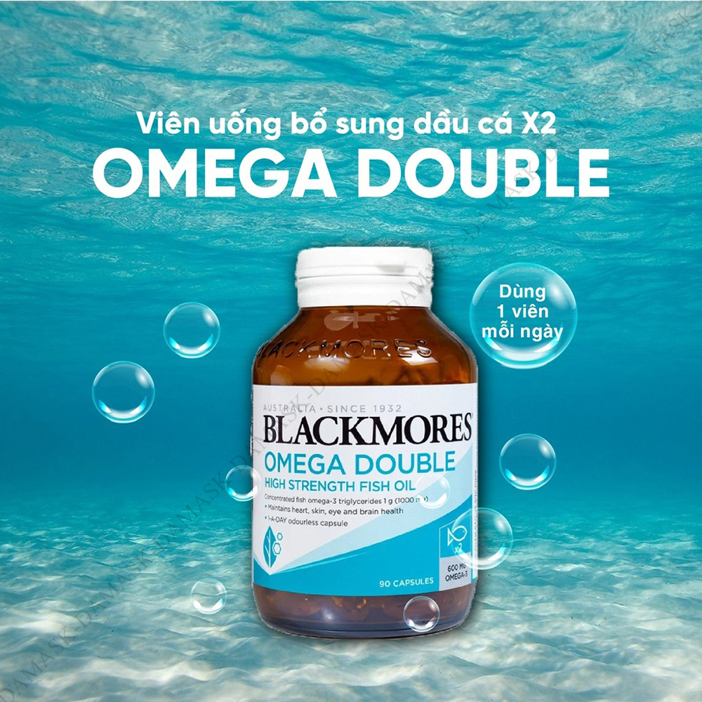 Viên Uống Dầu Cá Blackmores Fish Oil 1000mg Úc Giúp Bổ Sung Omega 3 Tăng Cường Sức Khỏe Tim Mạch