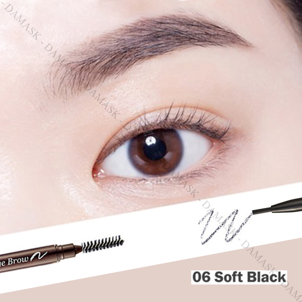 Chì Kẻ Mày 2 Đầu Etude House Drawing Eyebrow Slim - Soft Black