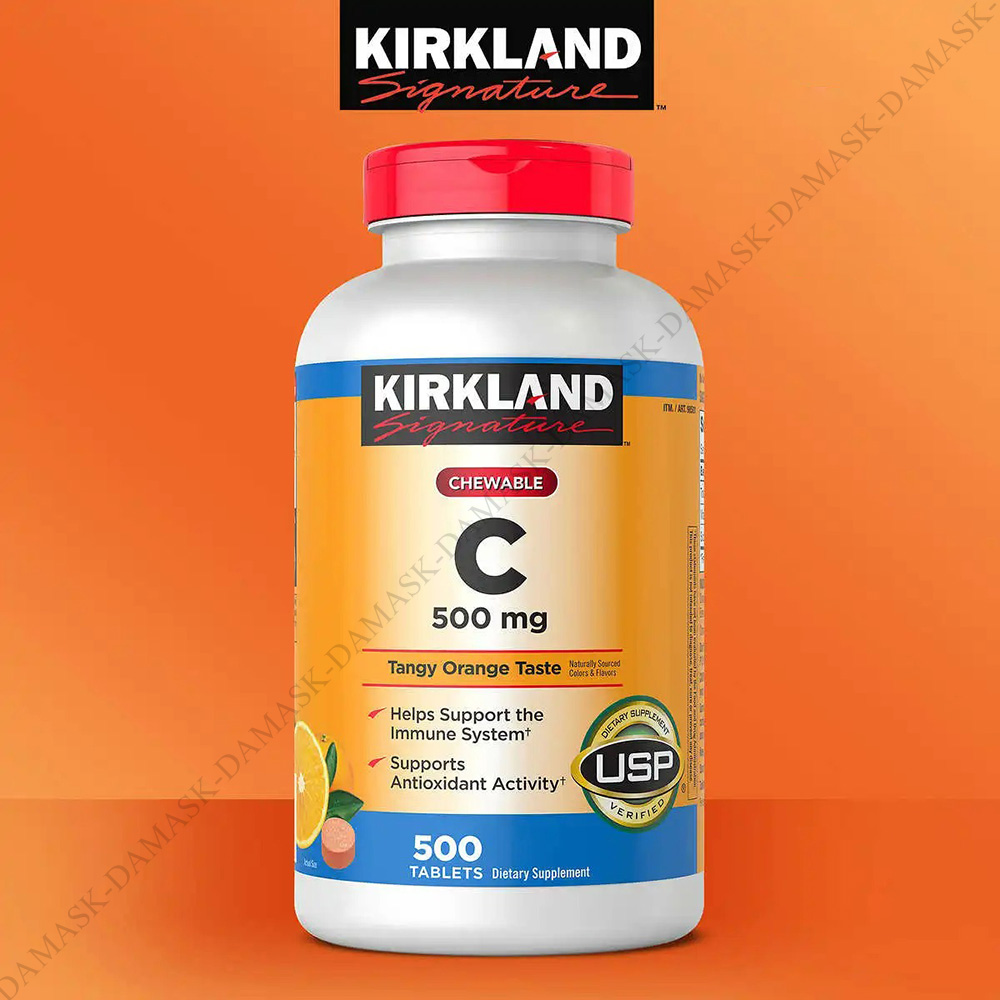 Viên Nhai Bổ Sung Vitamin C 500mg Kirkland Mỹ tăng sức đề kháng
