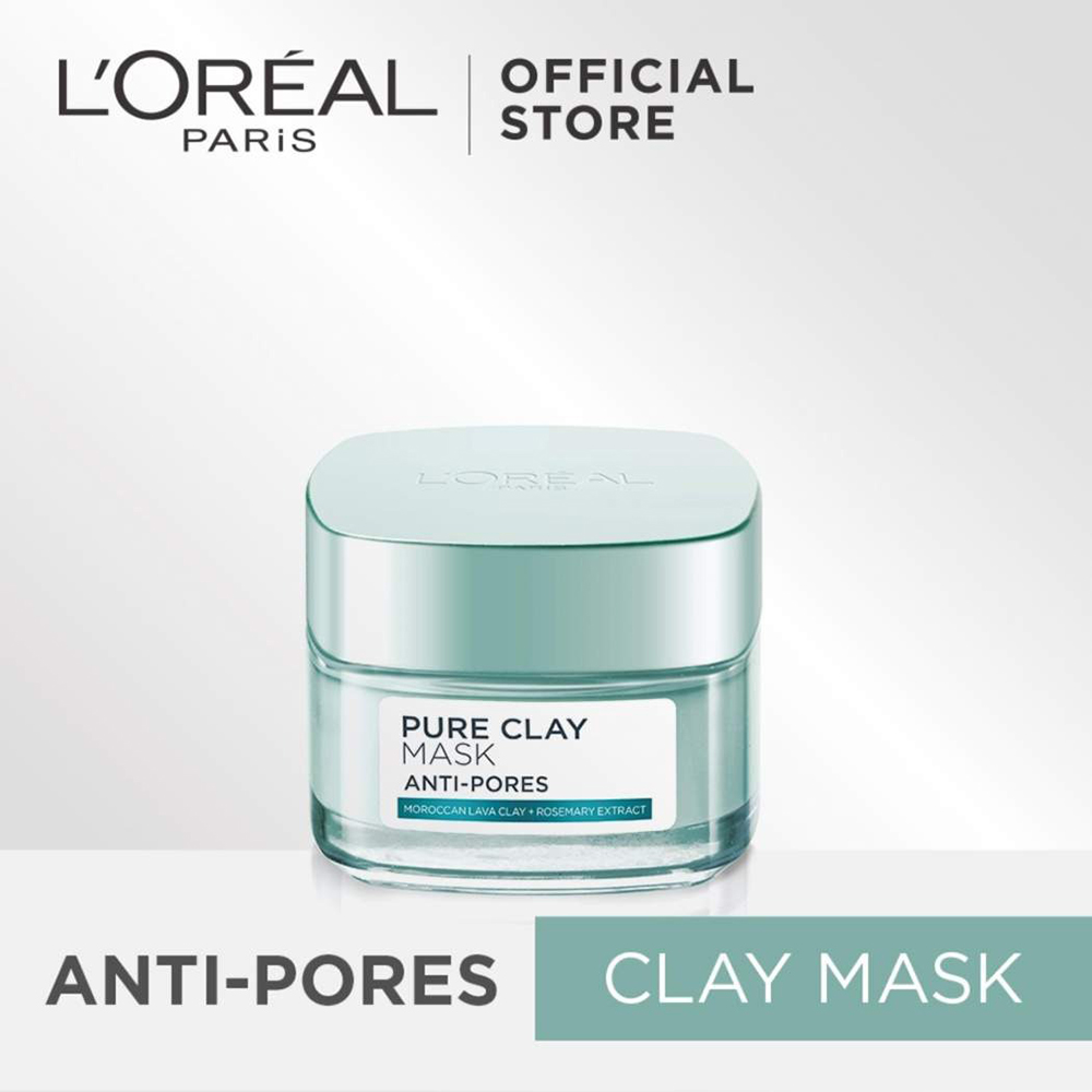 Mặt Nạ Dưỡng Da Đất Sét L'Oreal Pure Clay Anti-Pores Mask