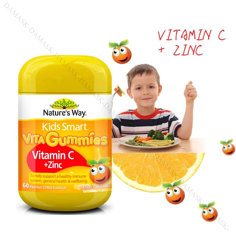 Kẹo Dẻo Nature’s Way Vita Gummies Vitamin C + Zinc