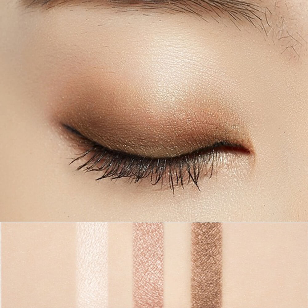 Phấn Mắt 3 Màu  Missha Triple Shadow  - #3 Mocha Beige