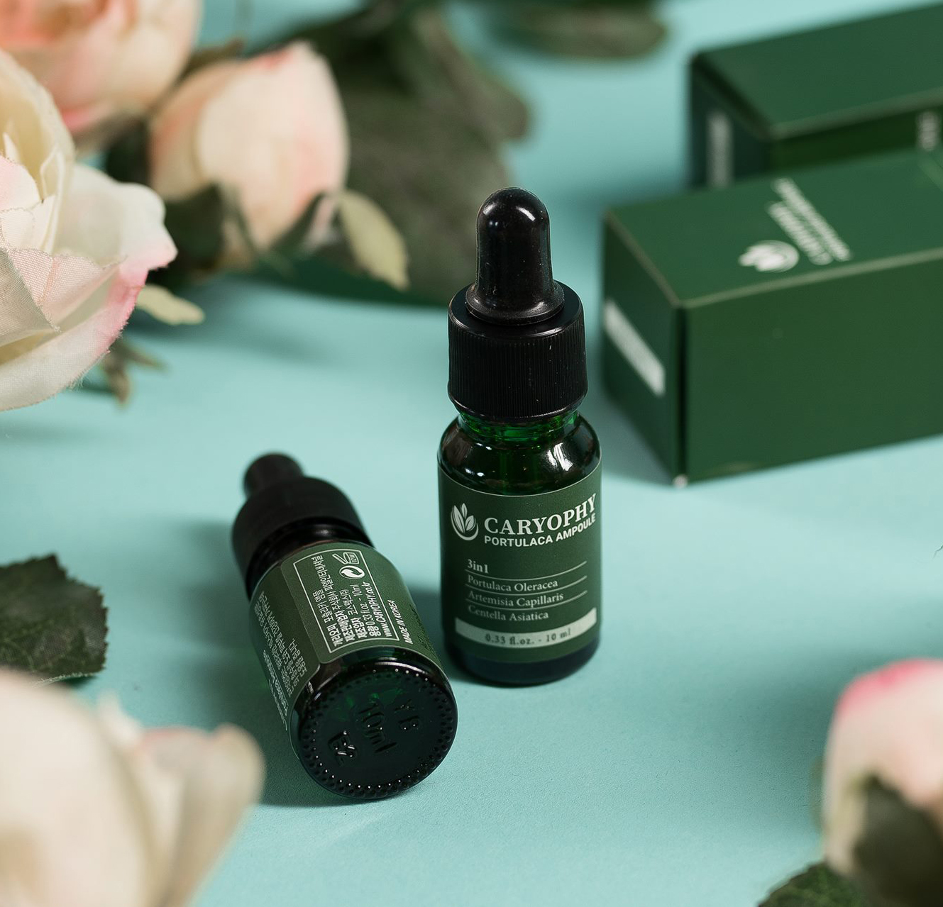 Serum Trị Mụn Hàn Quốc Carophy Portucala Ampoule