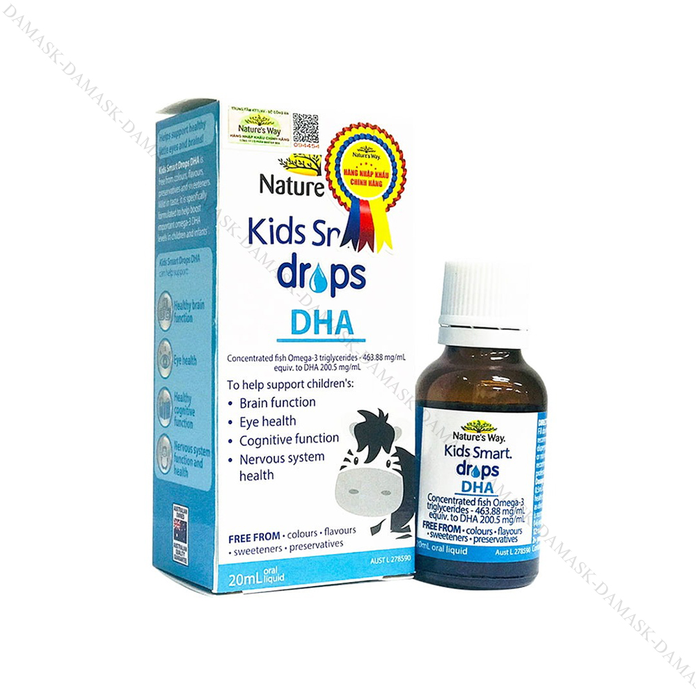 Siro bổ sung DHA Kids smart Drop DHA Nature’s Way