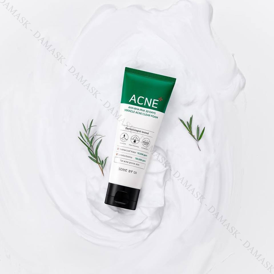 Sữa rửa mặt trị mụn Some By Mi AHA-BHA-PHA 30 Days Miracle Acne Clear Foam