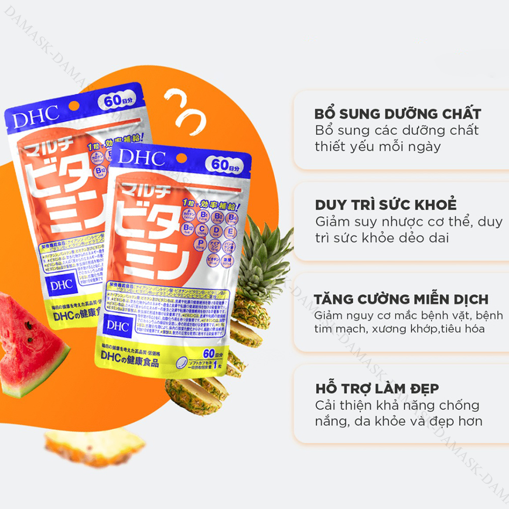 Viên uống tổng hợp DHC Multi Vitamin của Nhật Bản