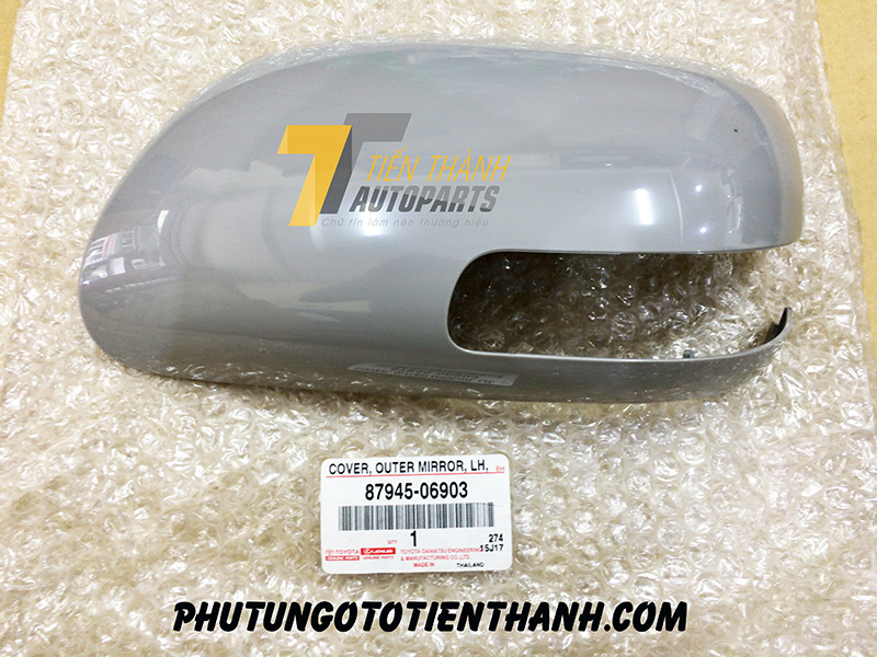 Ốp gương chiếu hậu Camry 2.4-3.5 - Altis - Vios 2007-2013 (LH)