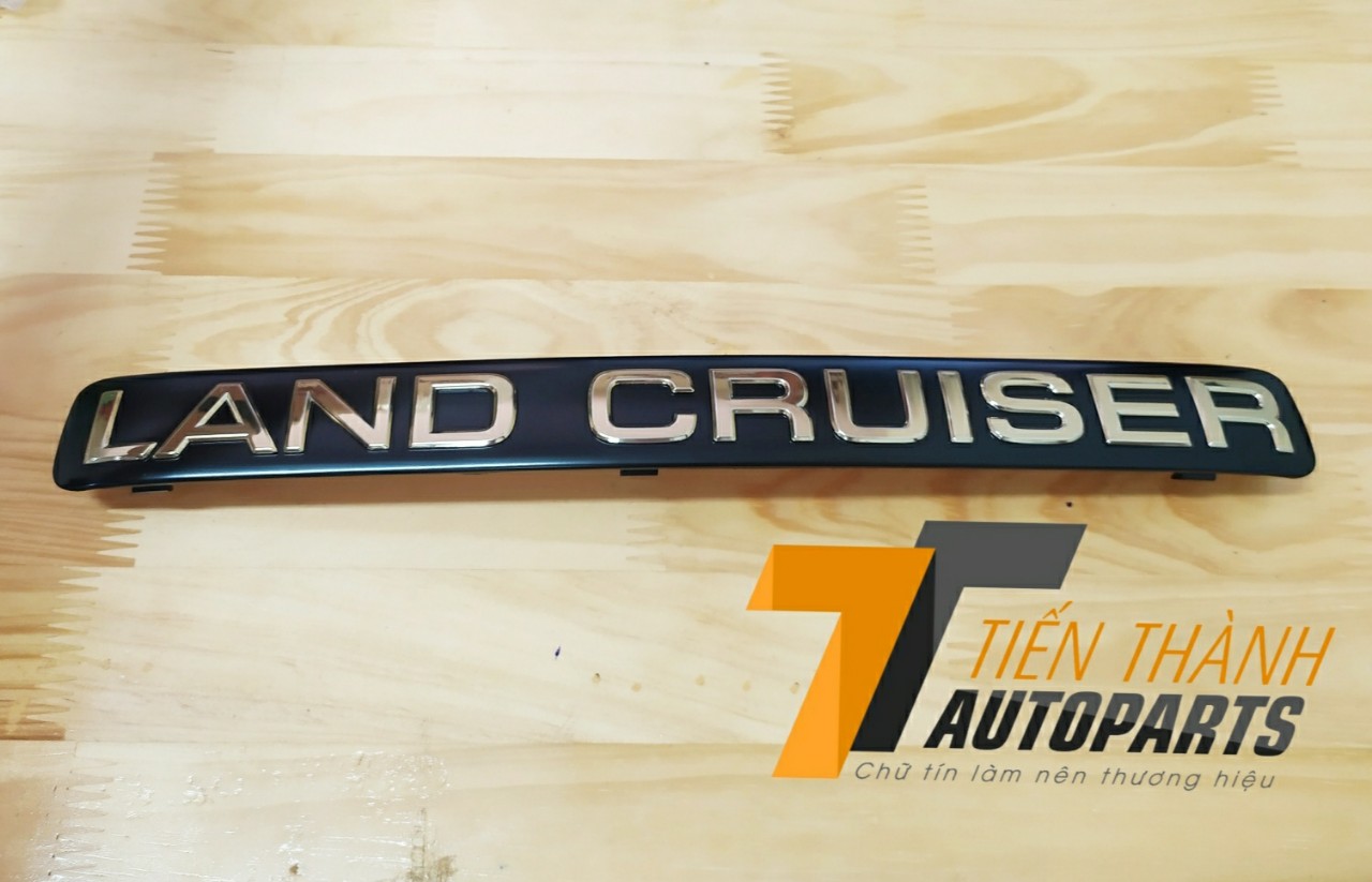 Chữ Toyota Land Cruise ốp đèn soi biến số Land FZJ (Gold)
