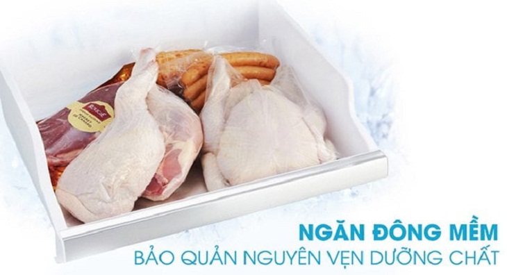 ngăn đông mềm bảo vệ nguyên vẹn dưỡng chất