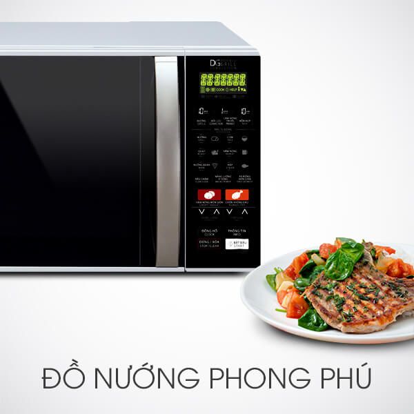 Lò vi sóng Sharp R-900VN nướng phong phú