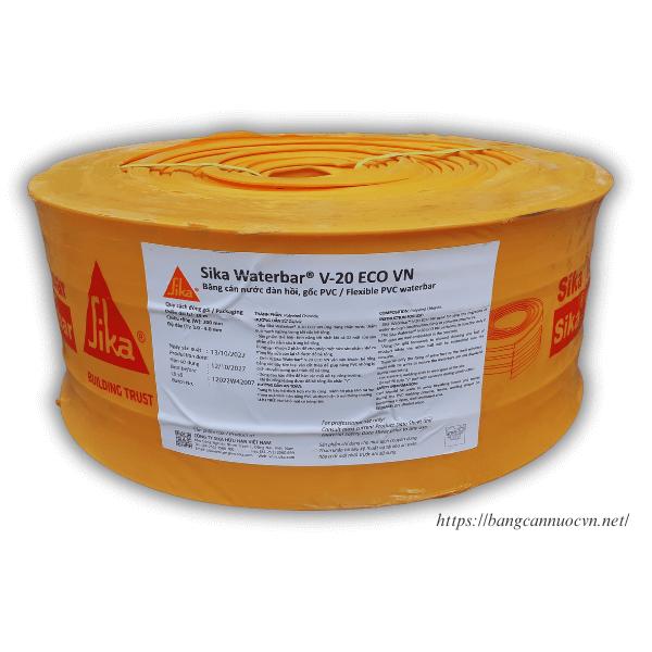 Nhựa PVC là nguyên liệu chính làm ra băng cản nước