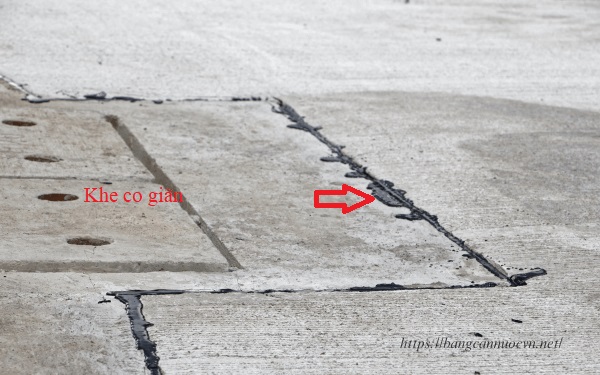 Khe co giãn của kết cấu bê tông