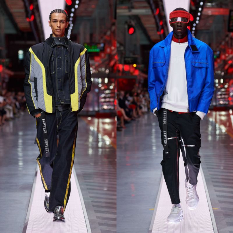 Mix quần thể thao ống suông và áo khoáng jacket