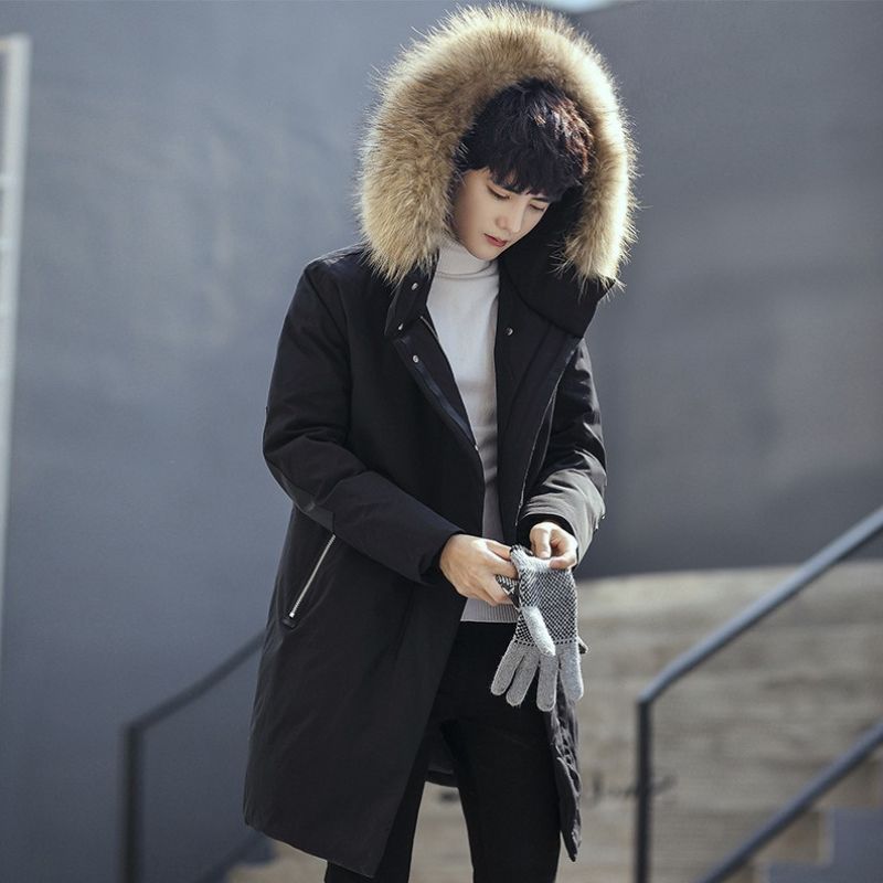 Bản phối hoàn hảo của áo len cổ cao và áo khoác nam dáng dài