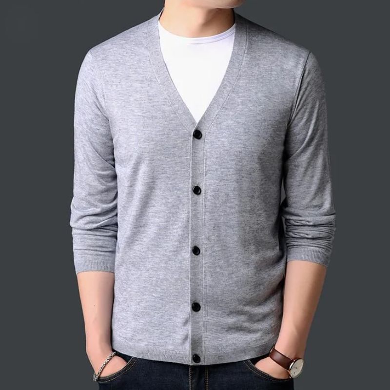 Áo cardigan nỉ mỏng cho mùa thu