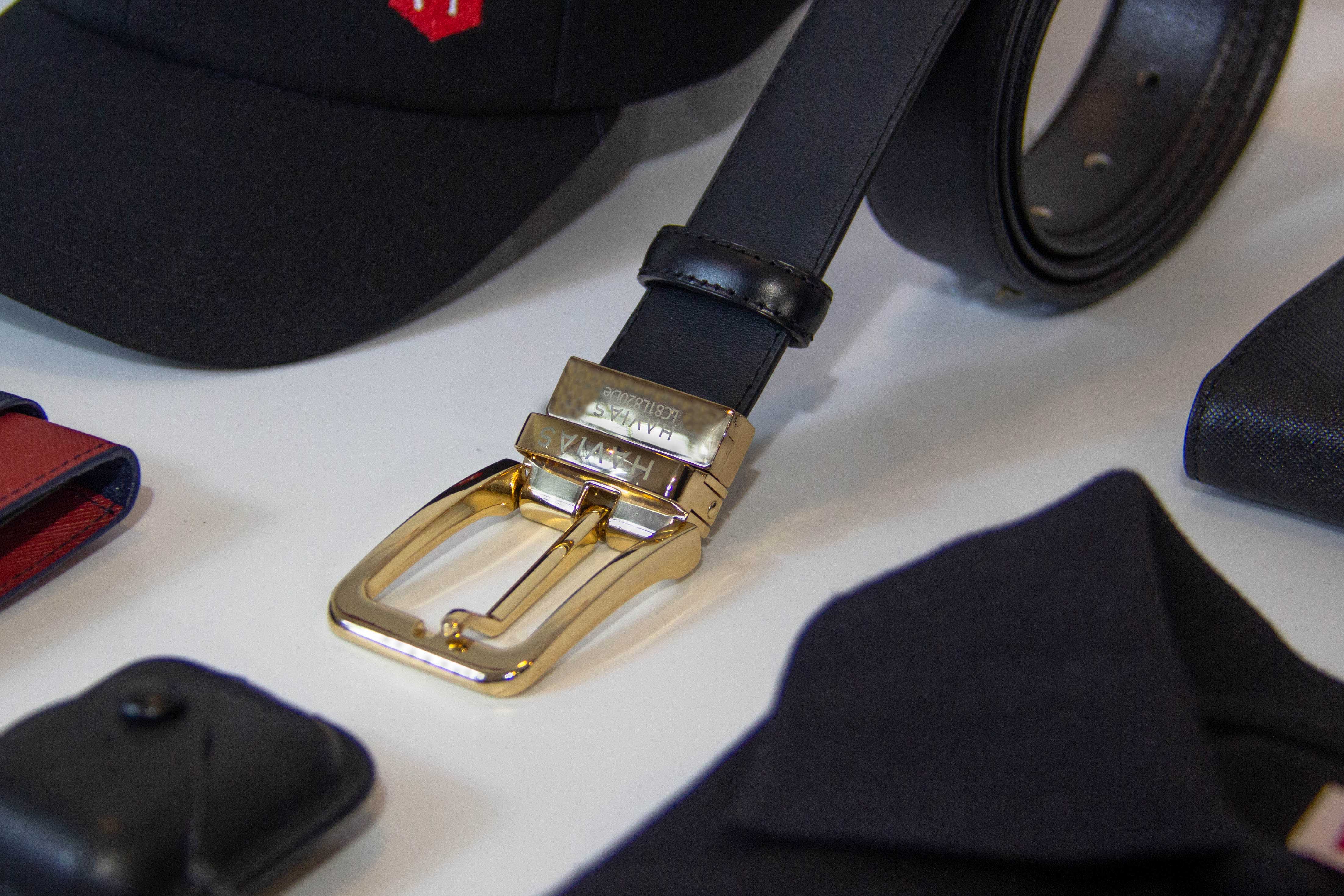 Dây nịt da bò khoá xoay 2 mặt HAVIAS Class8