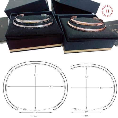 Vòng Cuff DW Authentic chính hãng Fullbox